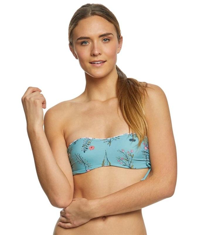 NWT O'Neill XL Piper Reversible Bandeau Bikini Swimsuit Top #86356