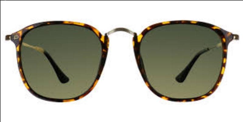 Prive Revaux London Polarized Round Sunglasses Yellow Tortoise 78134