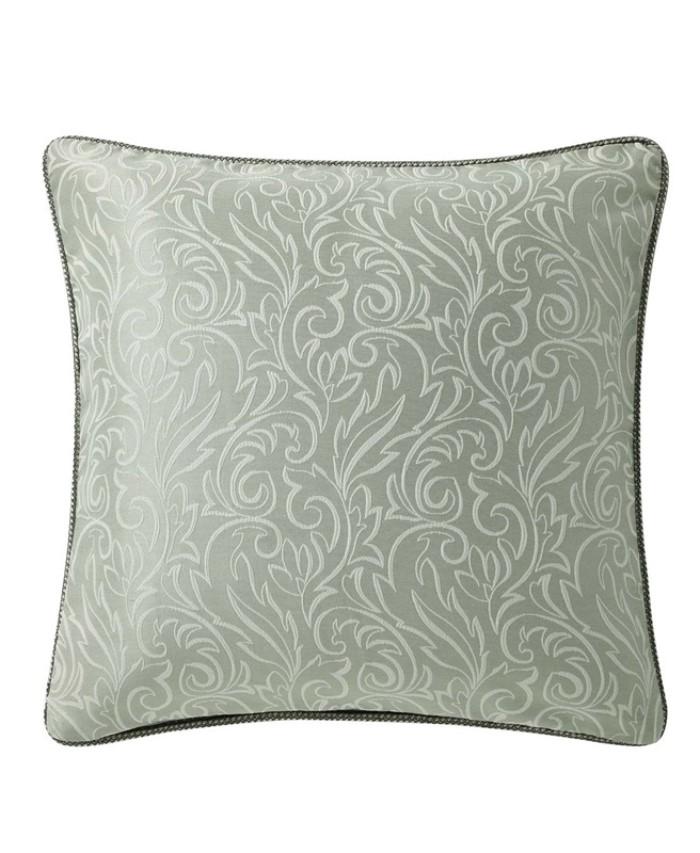 NWT Waterford Garner Reversible Jacquard Euro Pillow Sham Sage Green #87645