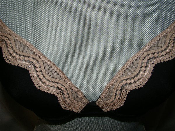 New Calvin Klein 34B QP1041 Black Padded T-Shirt Bra #100505