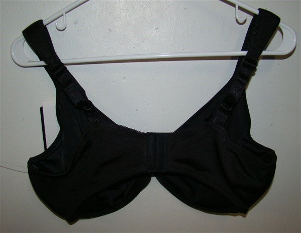 NWT Bali 40DDD Live It Up Underwire Bra 3353 Black #93814