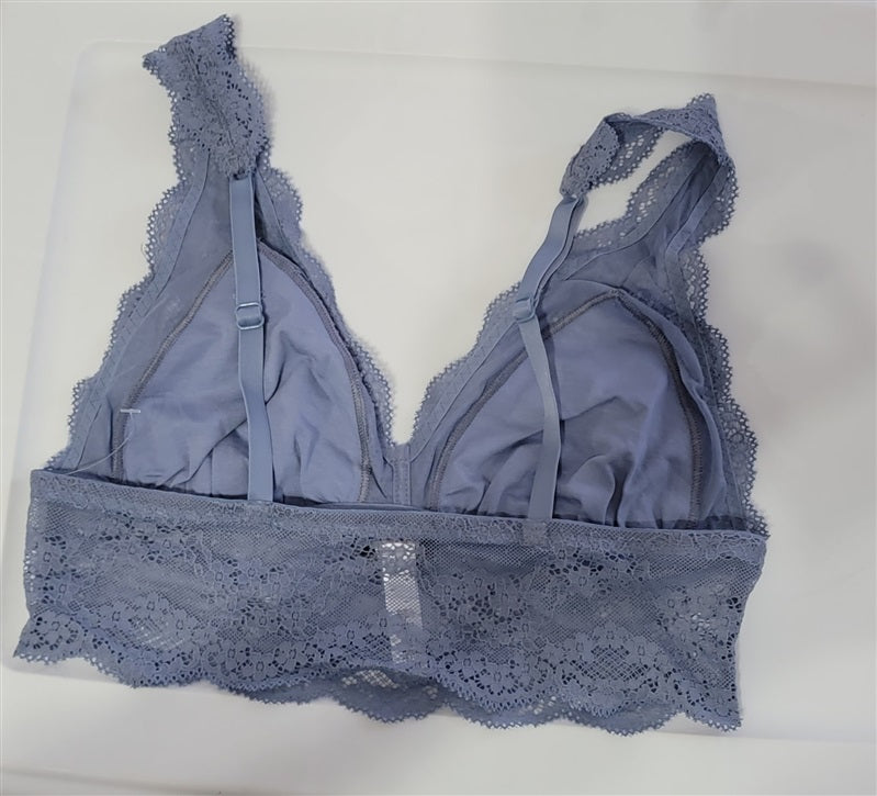 NWOT Cosabella S Everyday Lace Never Say Never plunge Bralette 1321 Blue 102825