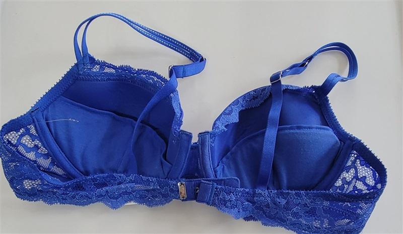 NWOT Chantelle 38A Rive Gauche T-Shirt Bra 3086 Blue 106321