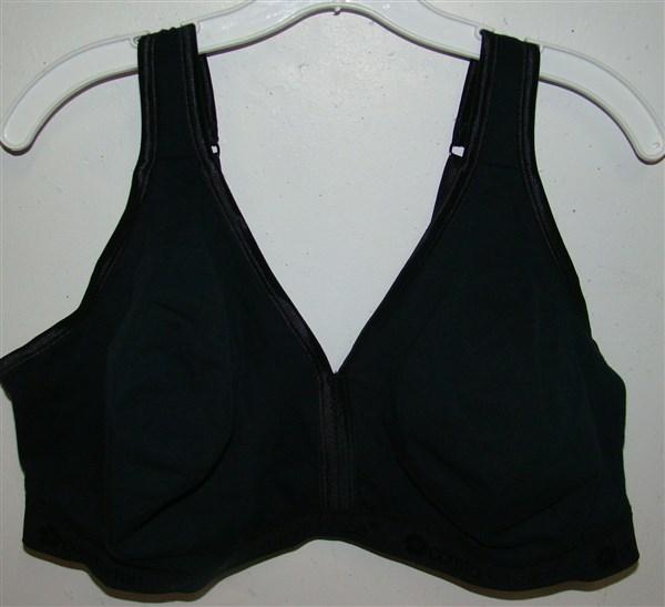 NEW Comfort Choice 42B Seamless Wirefree Leisure Bra Black 106383
