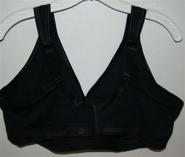 NEW Comfort Choice 42B Seamless Wirefree Leisure Bra Black 106383