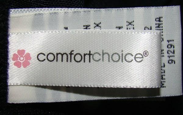 NEW Comfort Choice 42B Seamless Wirefree Leisure Bra Black 106383