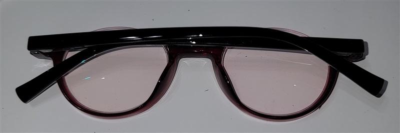 Optique Sheer 1.75 Modern Ben Franklin Half Frame Reading Glass Round Red 106686