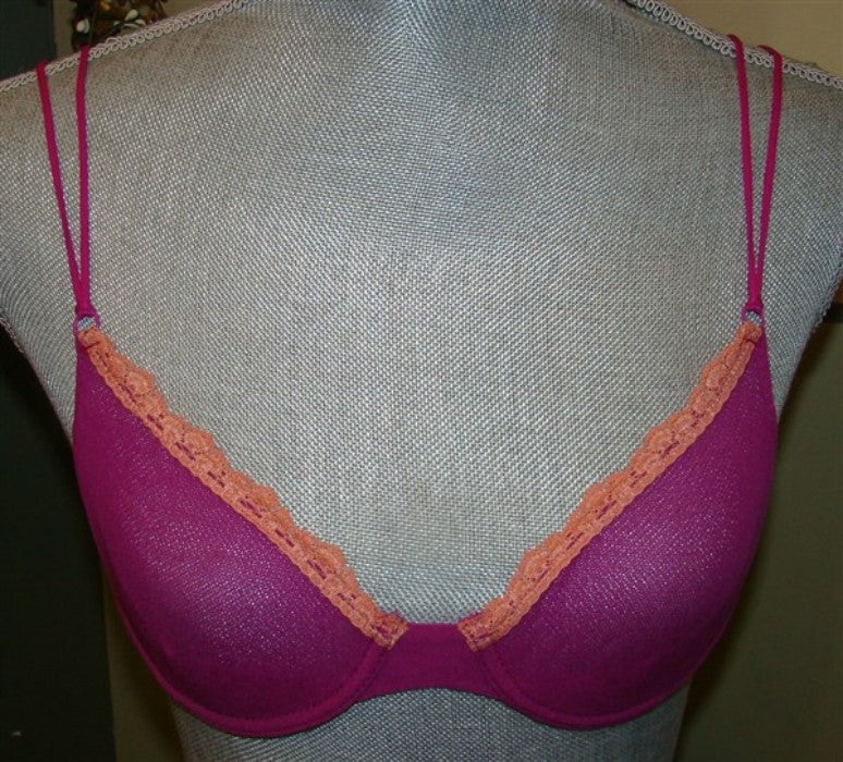 NEW Cosabella 32B Celine Molded Underwire Jelly Melon Sheer #108278