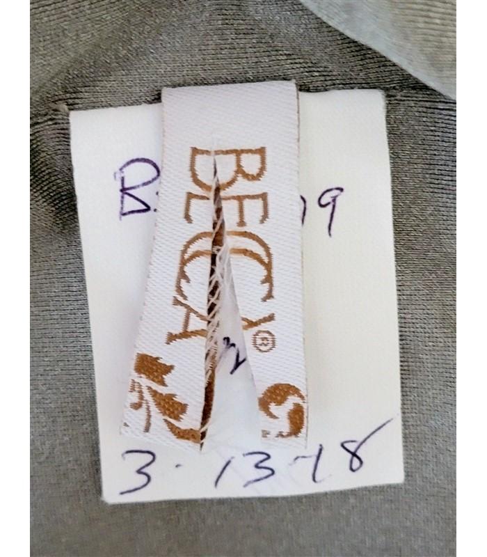 SAMPLE Becca Isabella Rose M Jacobean Floral 2PC Bikini Swimsuit Navy #110087