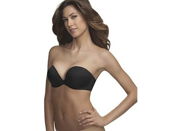 NWT Maidenform 36D Black One Fabulous Fit Strapless Bra 07955 111852