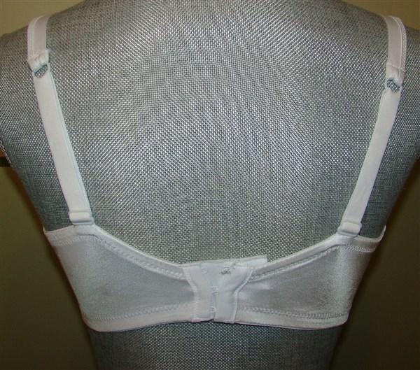 NWT Playtex 38DDD White Side Smoothing Embroidered Underwire Bra 4513 #112076