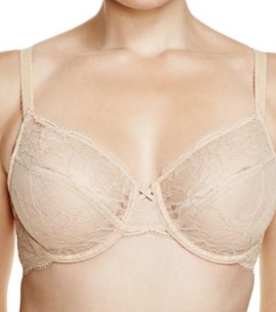 NEW Wacoal 32D So Sophisticated Two Part Cup Underwire Bra 851287 Beige 112930