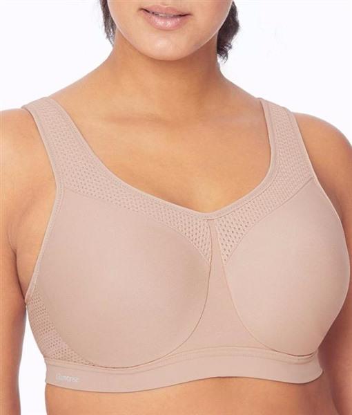 NWOT Glamorise 32G Underwire High Impact Sports Bra 9066 Beige 112996