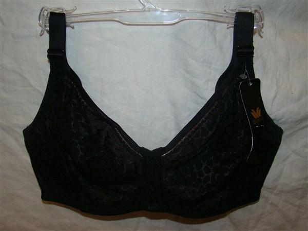 NWT Wacoal 40C Alluring Full Figure Animal Print Blk 855107 Underwire Bra 113067