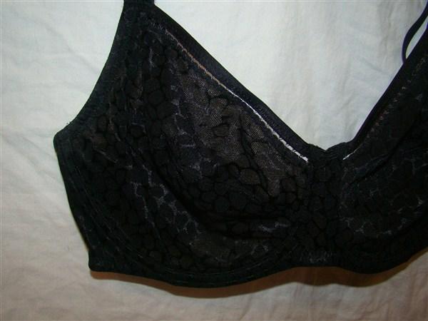 NWT Wacoal 40C Alluring Full Figure Animal Print Blk 855107 Underwire Bra 113067
