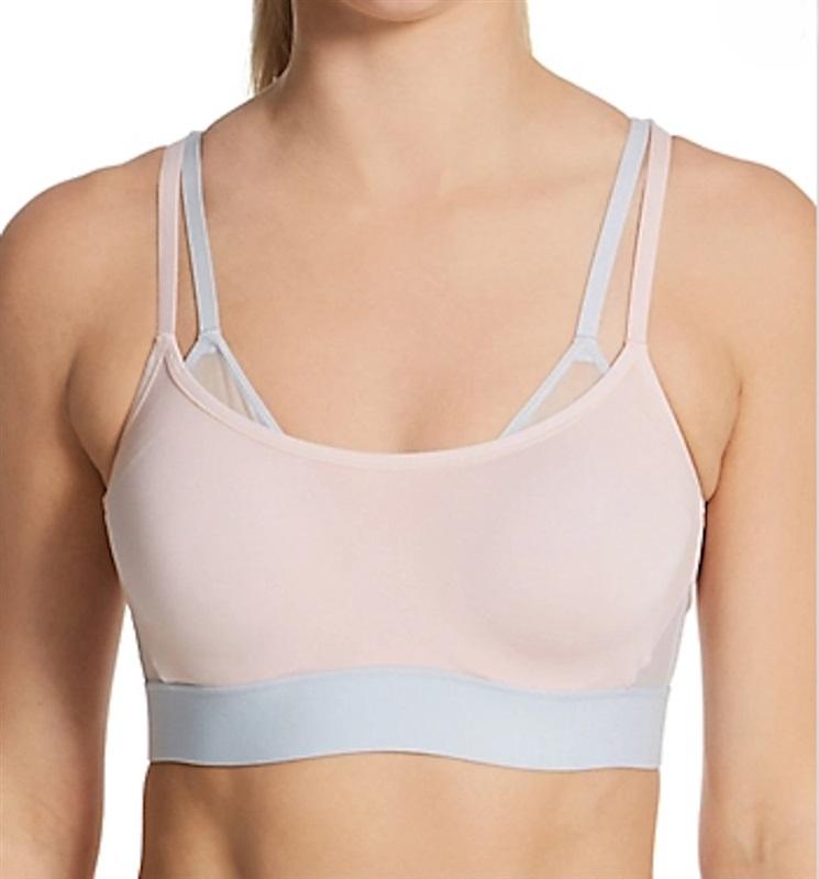 NWOT Natori 34B GRAVITY HIGH IMPACT UNDERWIRE SPORTS BRA 752201 Pink Gray 113083