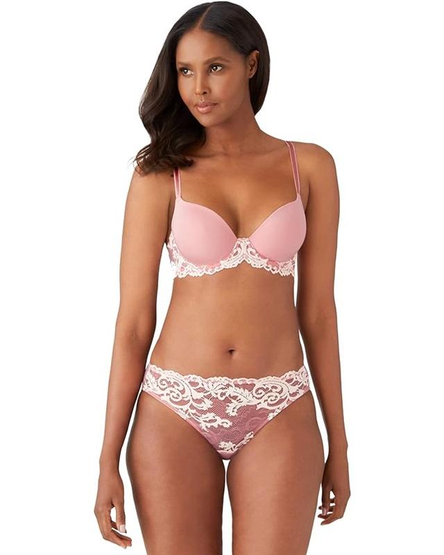 NWT Wacoal 36DD Instant Icon Contour Bra 853322 Pink 114326