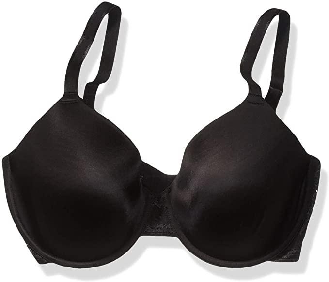 NWT Wacoal 32C Net Effect Underwire T-Shirt Bra 853340 Black 114488