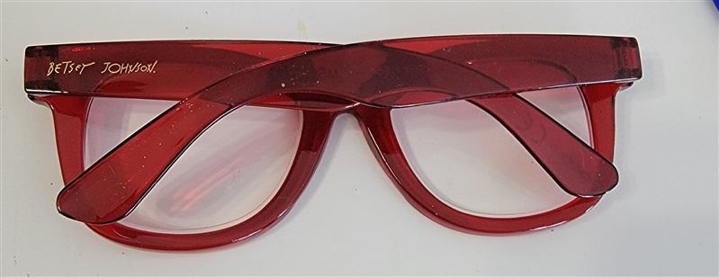 Betsey Johnson Red Reading Nerd Glass Readers 1.5 Blue Light 114752