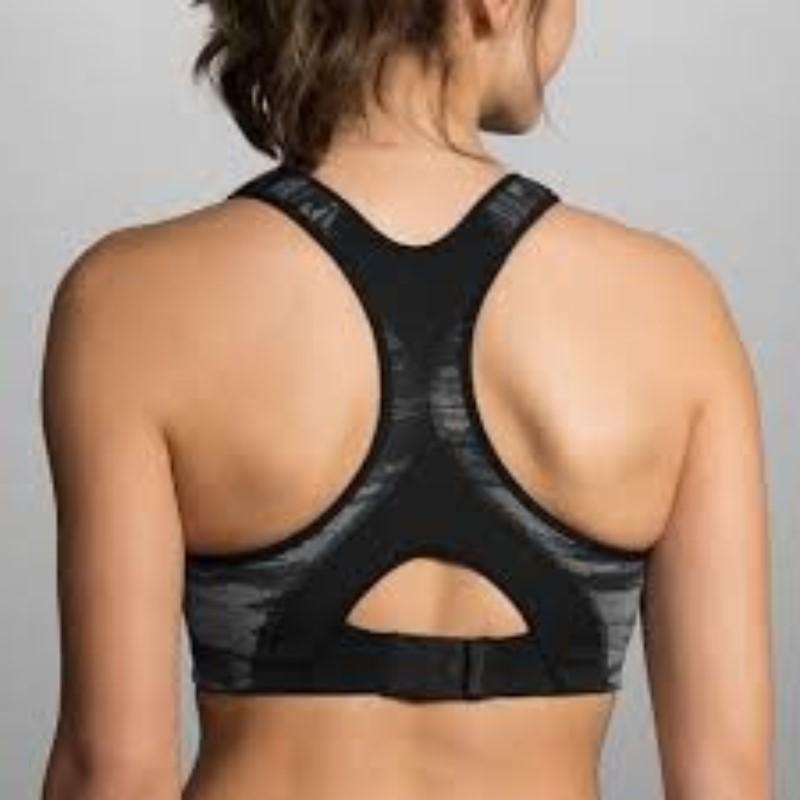 NWT Brooks Rebound Racer Running Bra 36D Gray 114790