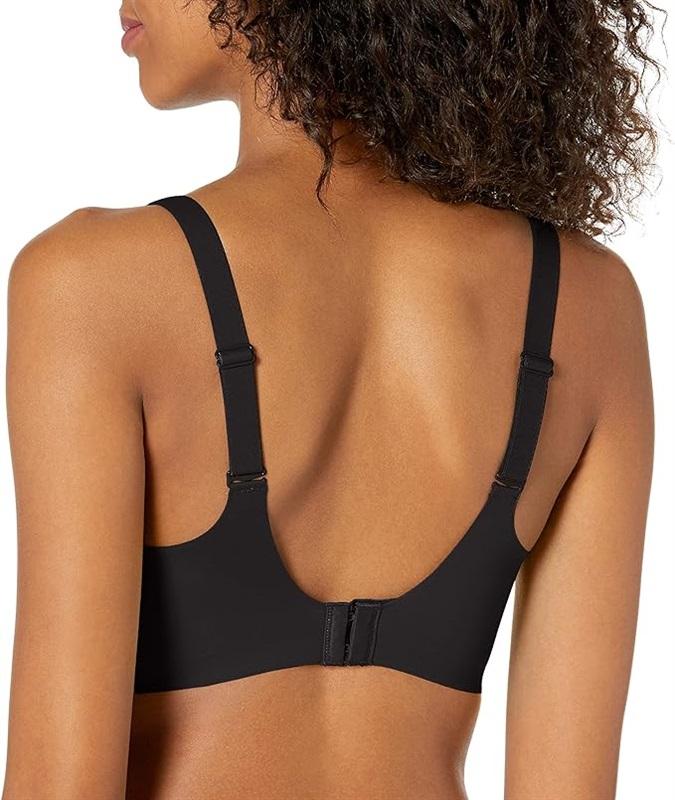 NWOT Bali L Comfort Revolution Easylite Wireless Bra DF3496 Black 115339