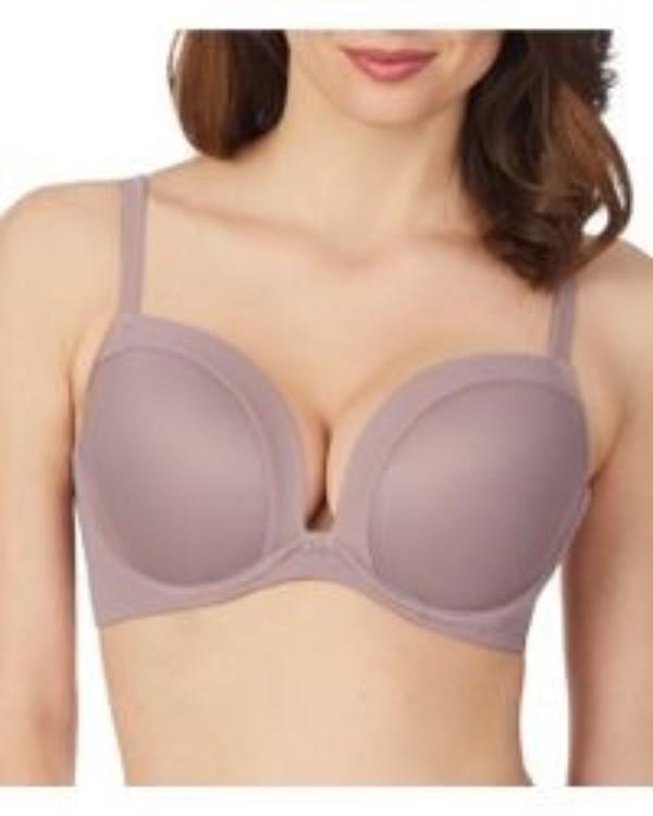 NWT Le Mystere 38D Infinite Possibilities Push Up Plunge Bra 1124 Fawn #115581