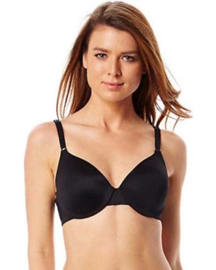 NWPt Warners This is Not a Bra 40D Black Bra 01593 T-Shirt 115585