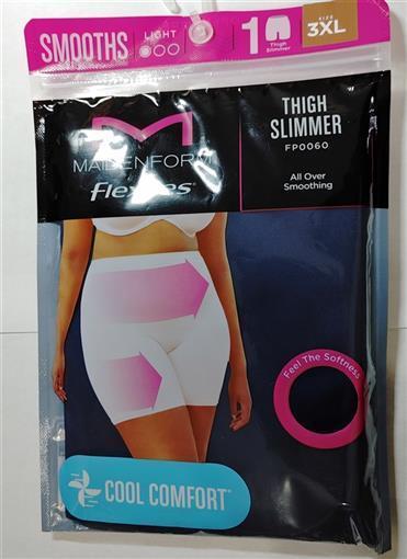 NEW Maidenform Flexees FP0060 Brief Smooths Cool Comfort 3XL Blue #78832