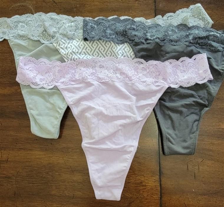 NEW Cosabella 2X Hanna Lace Thong Underwear 4pr #83720