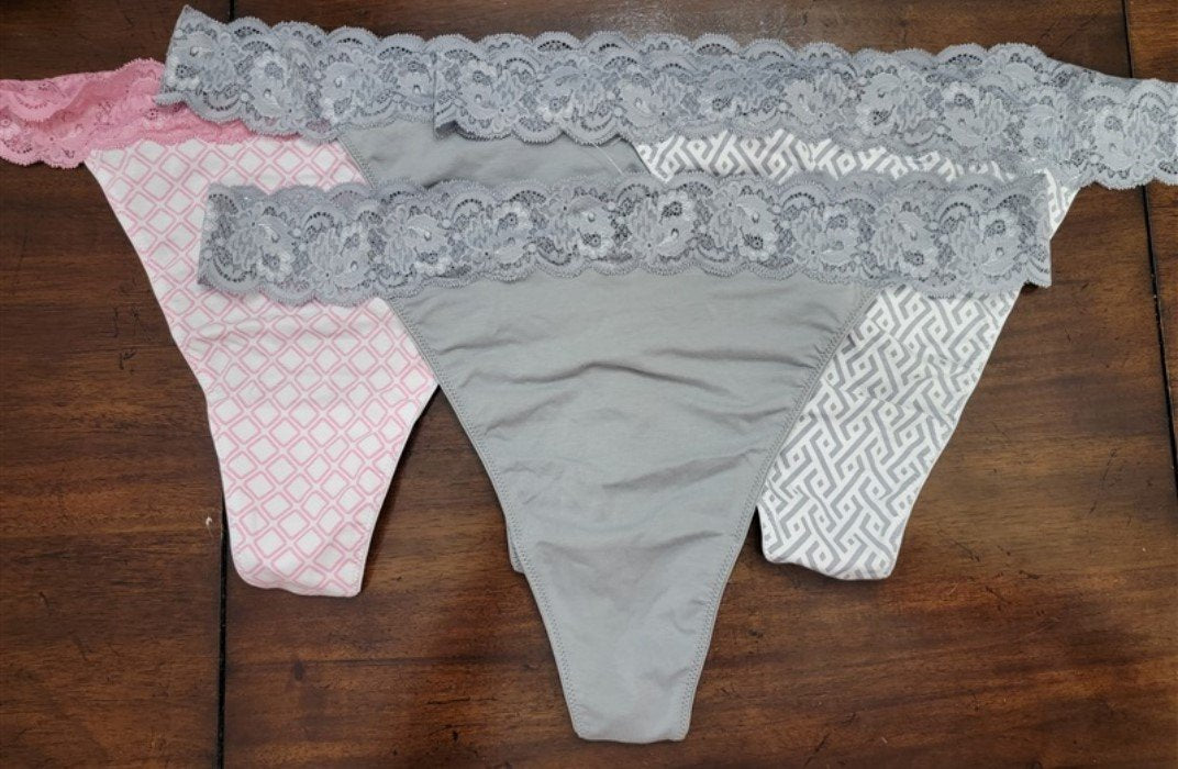 NEW Cosabella 3X Hanna Lace Thong Underwear 4pr #83728