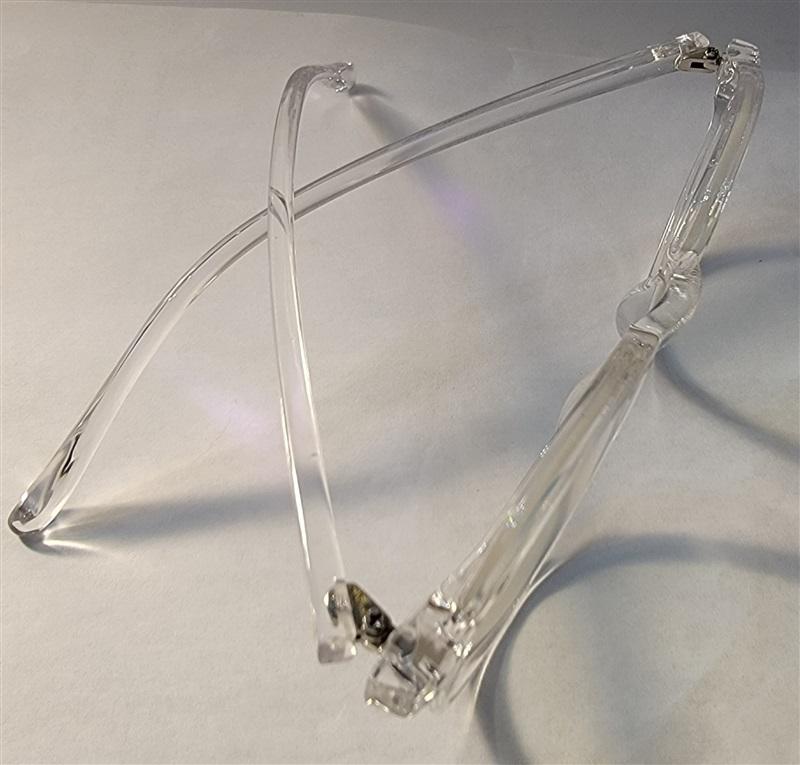 NWT Custom Eyes Clear Frame Round Eye 1.0 Reading Nerd Glasses Readers A5 84170