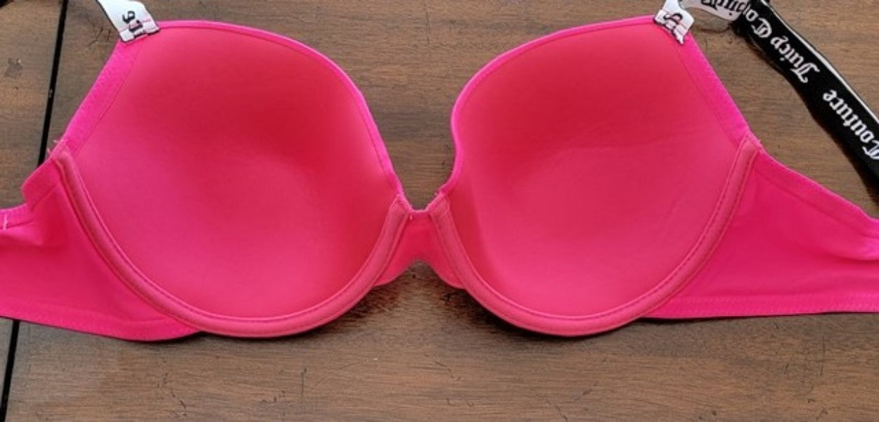 NEW Juicy Couture Hot Pink 38D Lightly Padded T Shirt Bray
