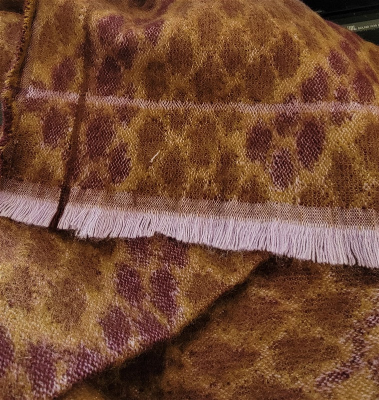 Echo Dragon Scale Purple & Gold Scarf 91770