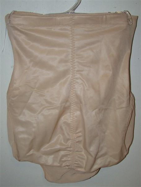 NWOT Flexees Easy Up Hi Waist Brief 1454 Beige Small #35699