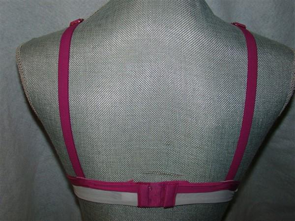 NEW Kensie Toni M Bralette 7413554 Pink Grey White #47297