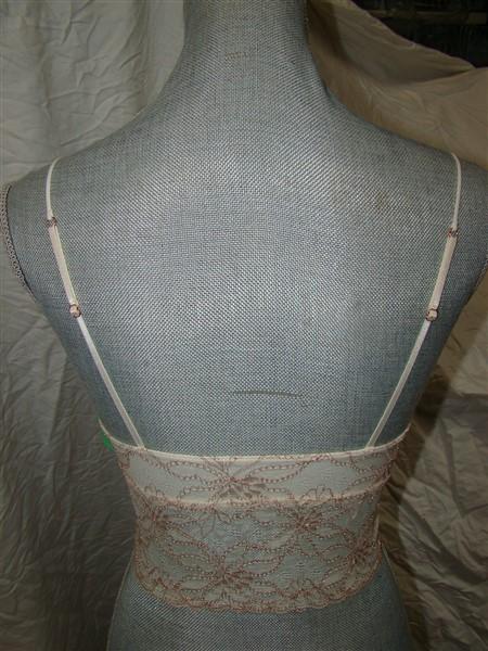 NEW honeydew Intimates 76090 Camellia Longline Bralette S Ivory & Copper 50064