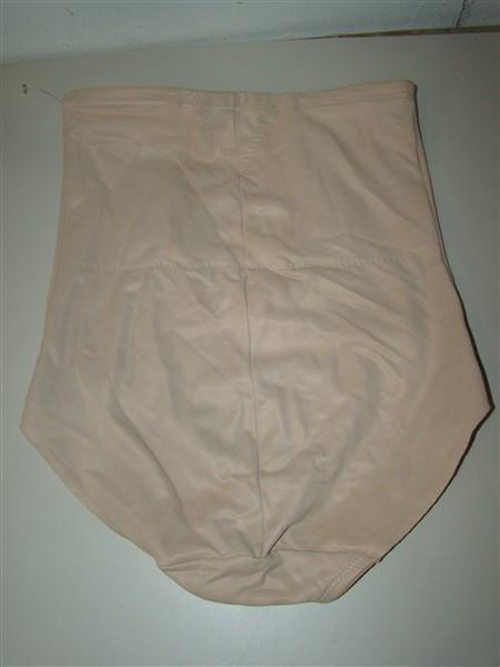 NWOT Miraclesuit Beige Shape Away Back Magic Hi-Waist Brief 2915 L #52662