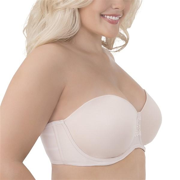 NEW Vanity Fair 38D Beauty Back Full Figure Strapless Bra 74380 white #54359