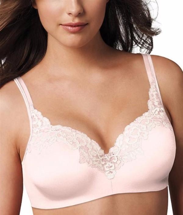 NWOT Playtex Secrets Bra Full-Figure Underwire Balconette 4823 Ivory Lace 40DD
