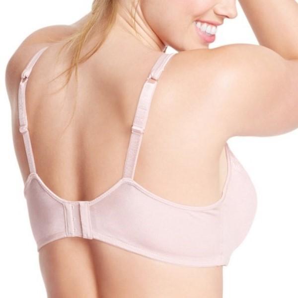 NWOT Playtex Secrets Bra Full-Figure Underwire Balconette 4823 Ivory Lace 40DD