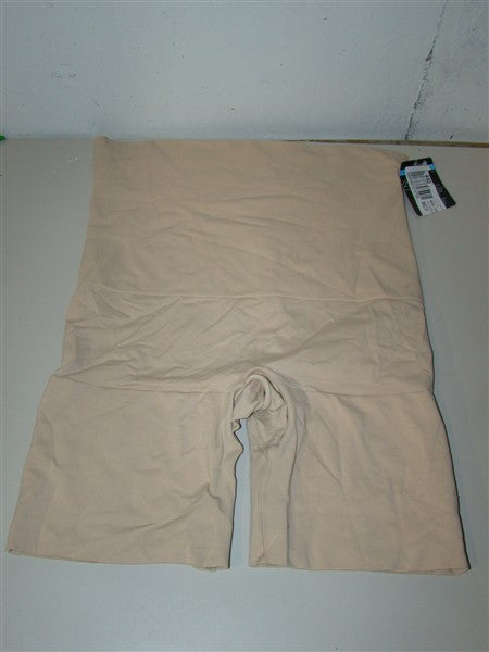 NEw Maidenform XL Control It Hi Waist Thigh Slimmer 12622 Beige #69935