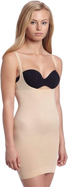NEw Maidenform S Shiny WYOB Full Slip Beige 12573 #70166