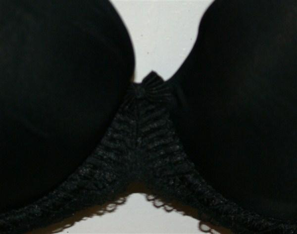 NWT Wacoal La Femme T-Shirt 36D Black 853117 Underwire Bra Free Shipping #75946