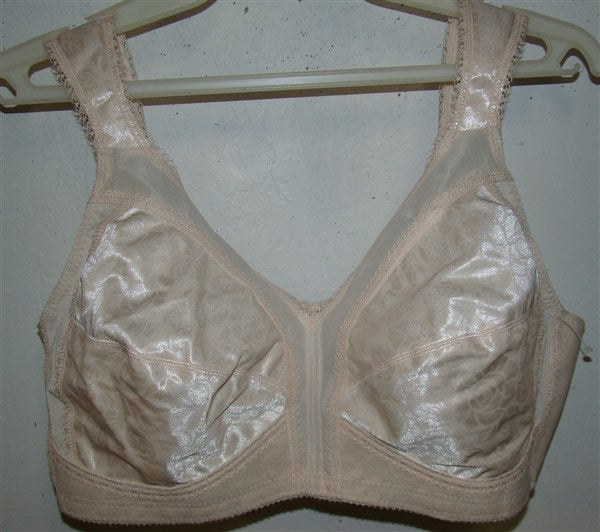 NEW Playtex 18 Hour 38D Original Comfort Strap Wirefree Bra 4693 Beige #76244