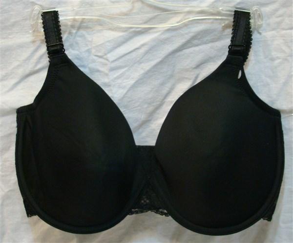 NWT Wacoal 36D Black French Garden Seamless 85340 Underwire T-Shirt Bra 77209