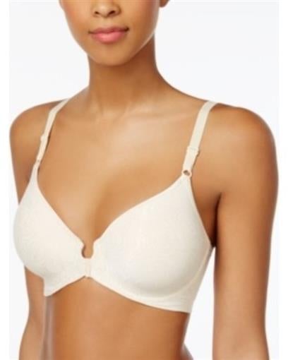NWOT Bali 36D Comfort Revolution Front-Close Shaping Underwire 3P66 Ivory #77423
