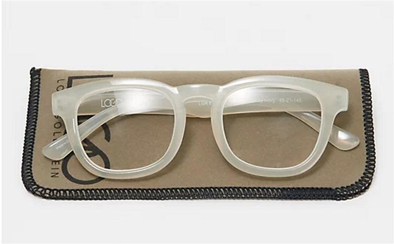 LOGO Lori Goldstein Chic Readers Thick Frame Pink Clear 1.5 #78286