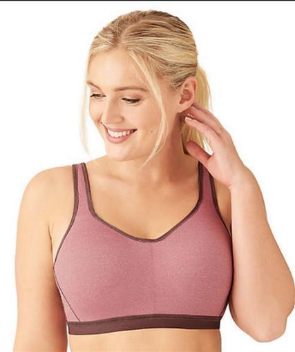 NWt Wacoal 34C High Impact Underwire Sports Bra 855229 Pink #78704