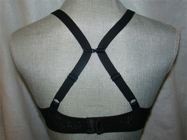 NEW Wacoal Halo Lace Molded 851205 Underwire 32C Bra Black #79112