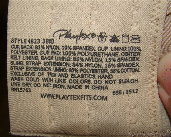 NEW Playtex Secrets 38C Bra Full-Figure Underwire Balconette 4823 #79117
